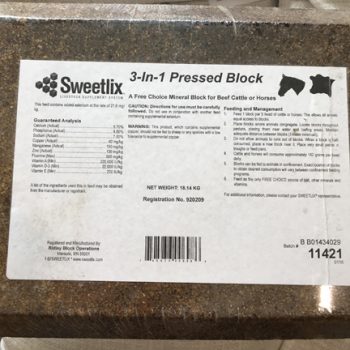 3 in 1 Pressed Block