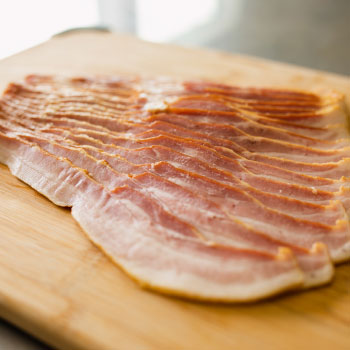 Ungers famous bacon, brined and smoked in-house