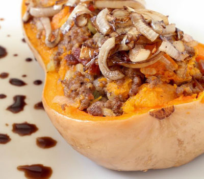 Try this great bacon beef butternut squash recipe